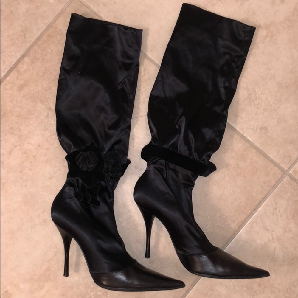 Les Tropeziennes Satin Boots